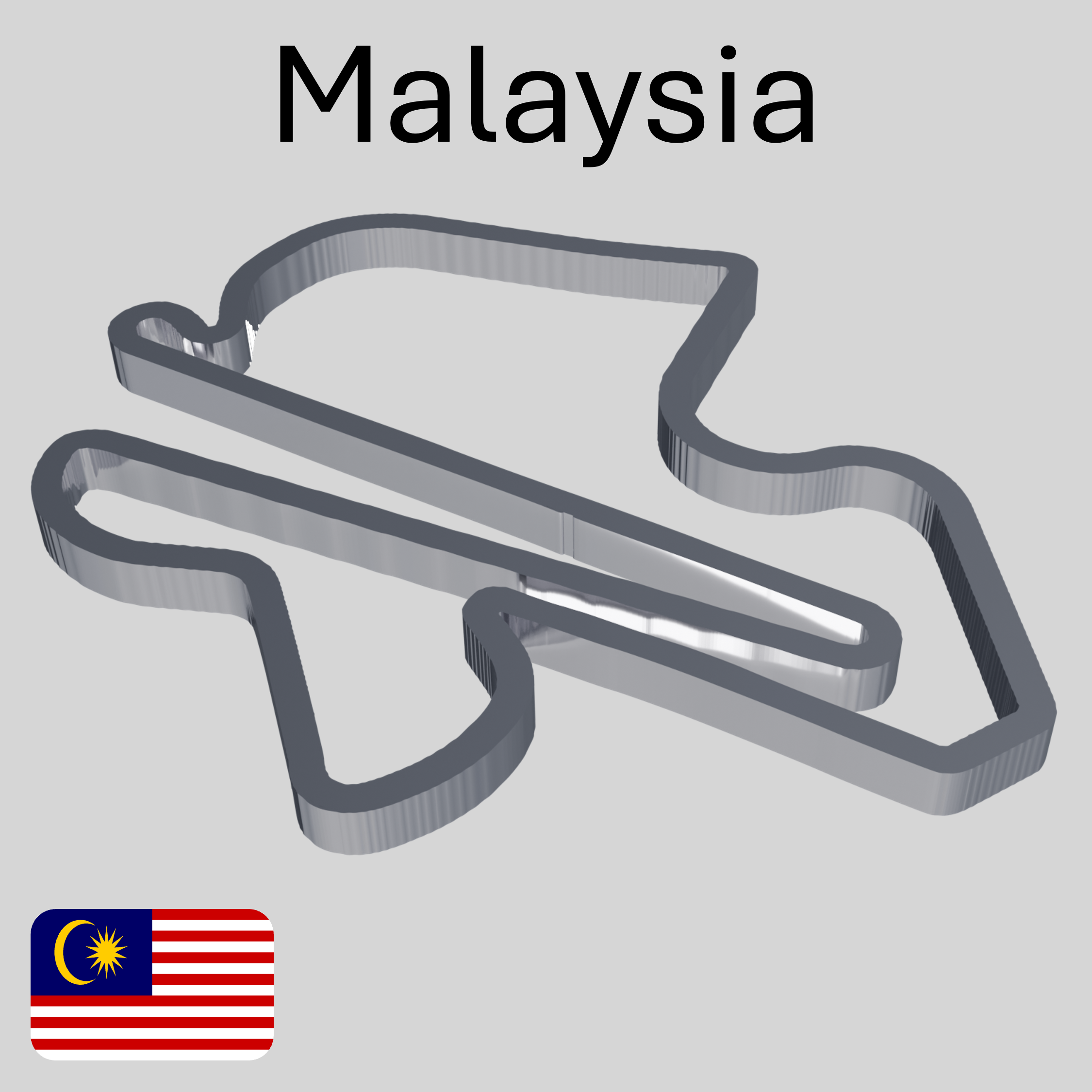 Malaysia – Streckenkarte
